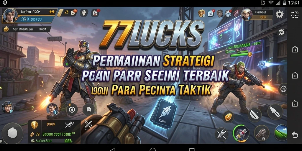 Tampilan gameplay strategi yang mendebarkan di 77LUCKS.