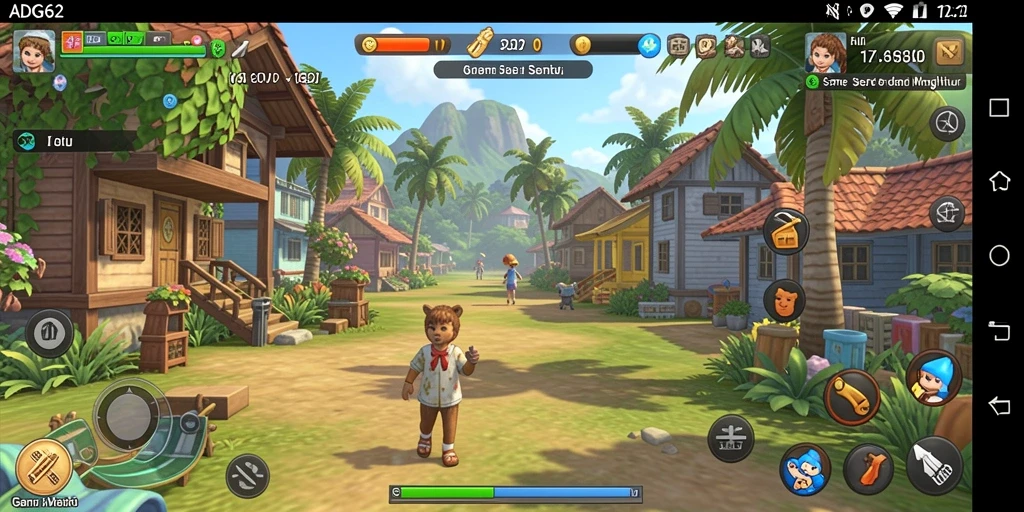 Tangkapan layar gameplay ADG62 menunjukkan aksi seru dalam menjalankan misi Casual.