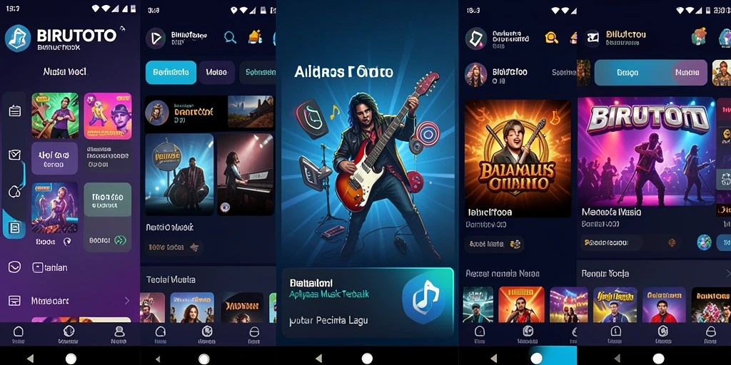 Tampilan menarik BIRUTOTO saat menjelajahi musik.