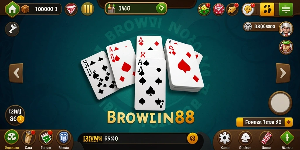 Tangkapan layar BROWIN88 menunjukkan serunya bermain Domino secara online.