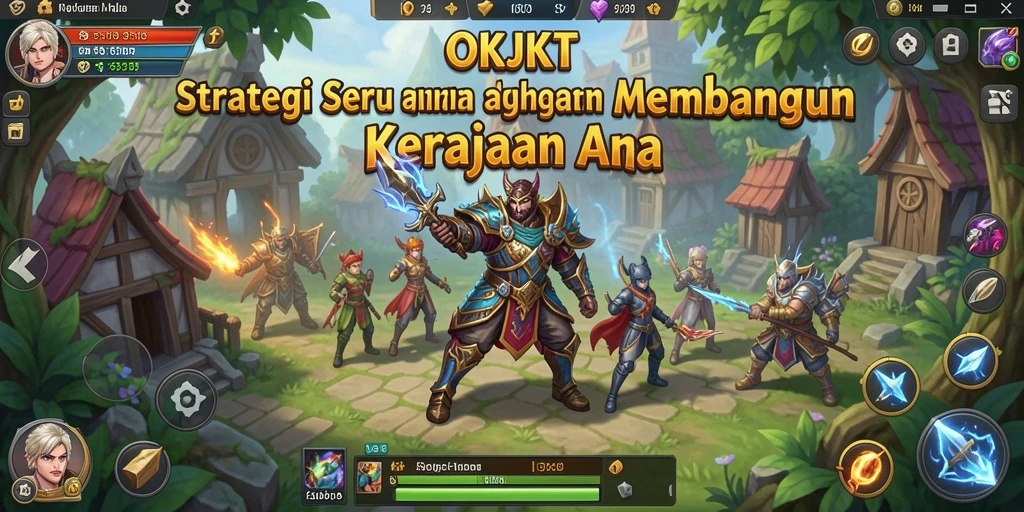 Tangkapan layar gameplay OKJKT yang menampilkan aksi strategi menarik.