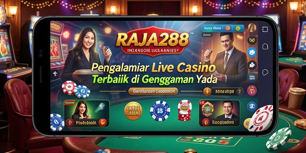 Tampilan gameplay langsung RAJA288 yang memukau dan interaktif.