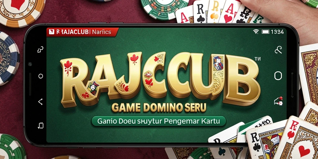 Screenshot gameplay RAJACLUB menampilkan suasana seru bermain Domino.