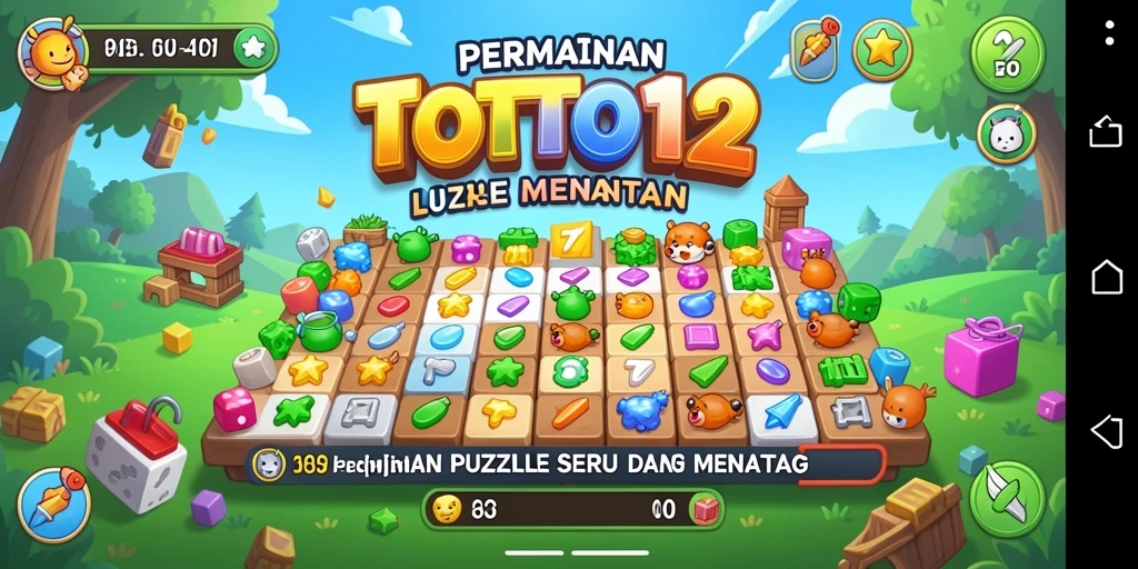 Screenshot dari gameplay TOTO12 yang menarik dan menantang.