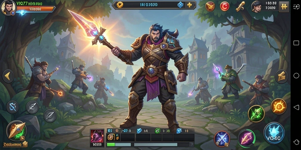 Tampilan gameplay VIO77 yang menarik dengan pertarungan dinamis.
