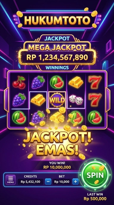 Tampilan utama aplikasi hukumtoto yang sederhana dan efisien.